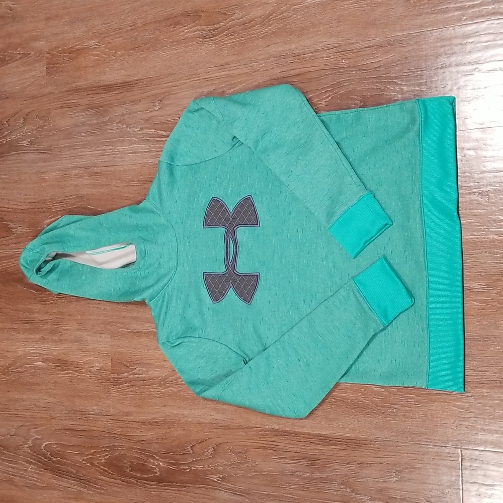 (M) Under Armour Loose Heat Gear Comfy Athletic Activewear Fleece Heathered